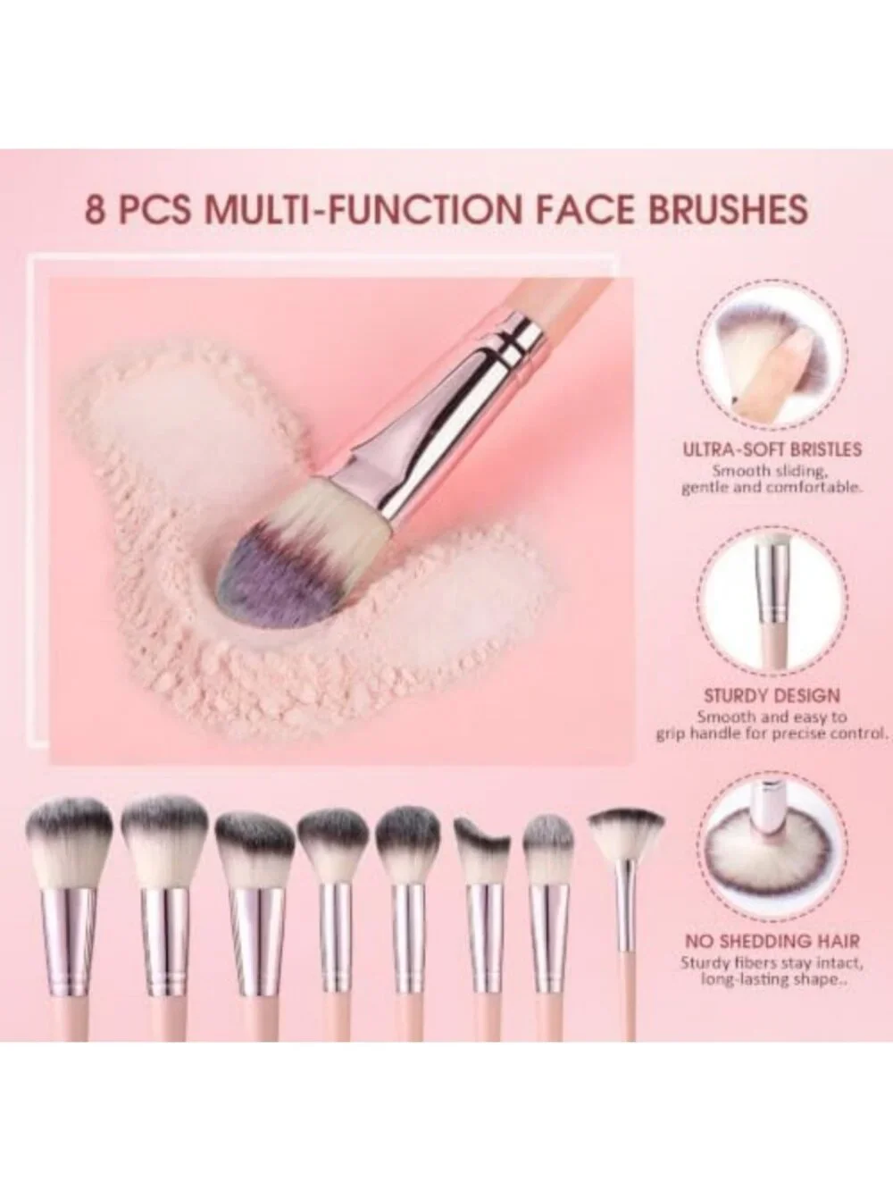 112Pcs Pink Makeup Brush Set | Professional Tools for Flawless Application